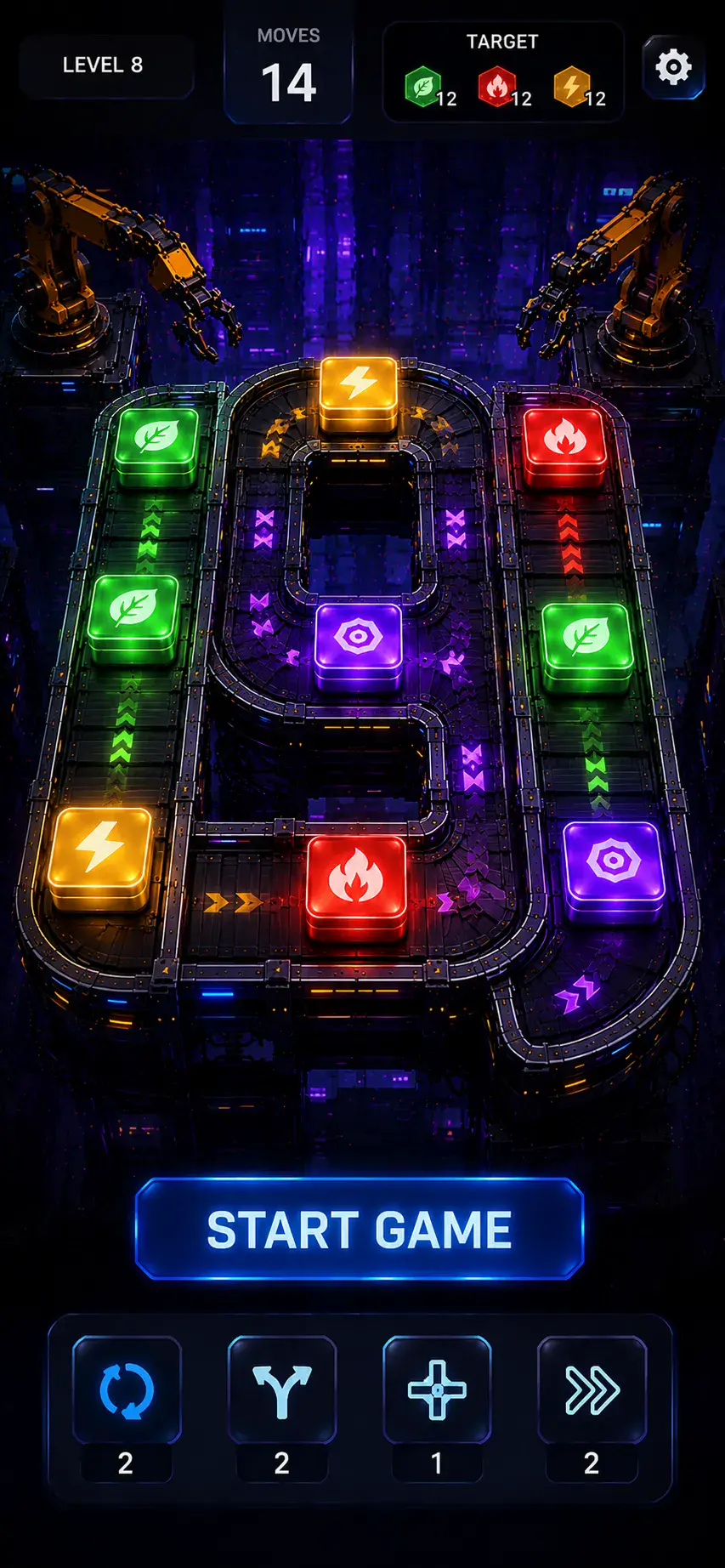 Conveyor belt gameplay